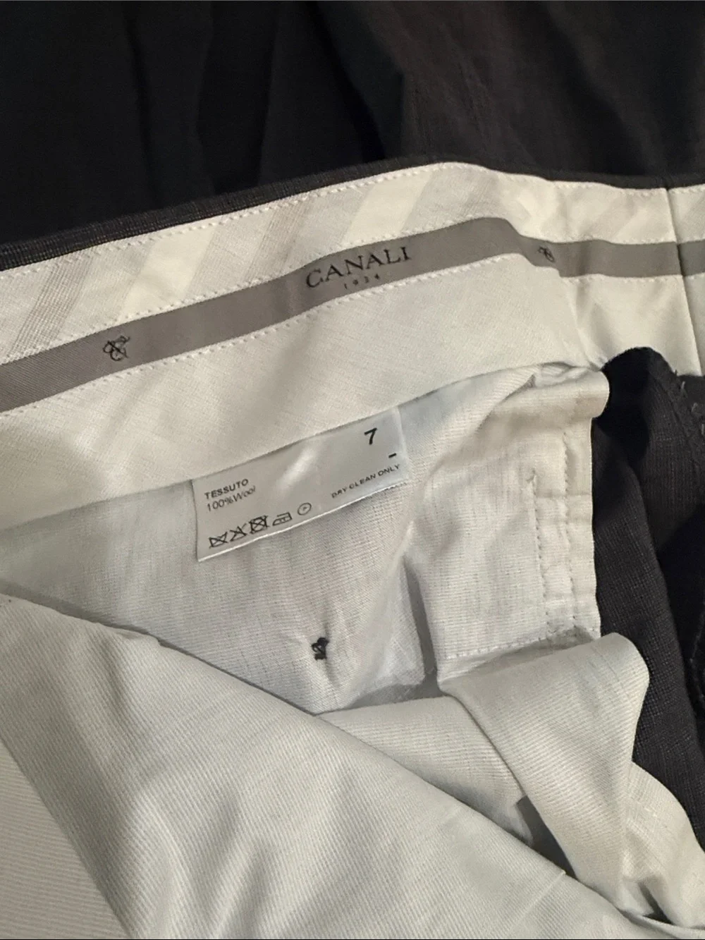 Canali Men's Gray Dress Pants